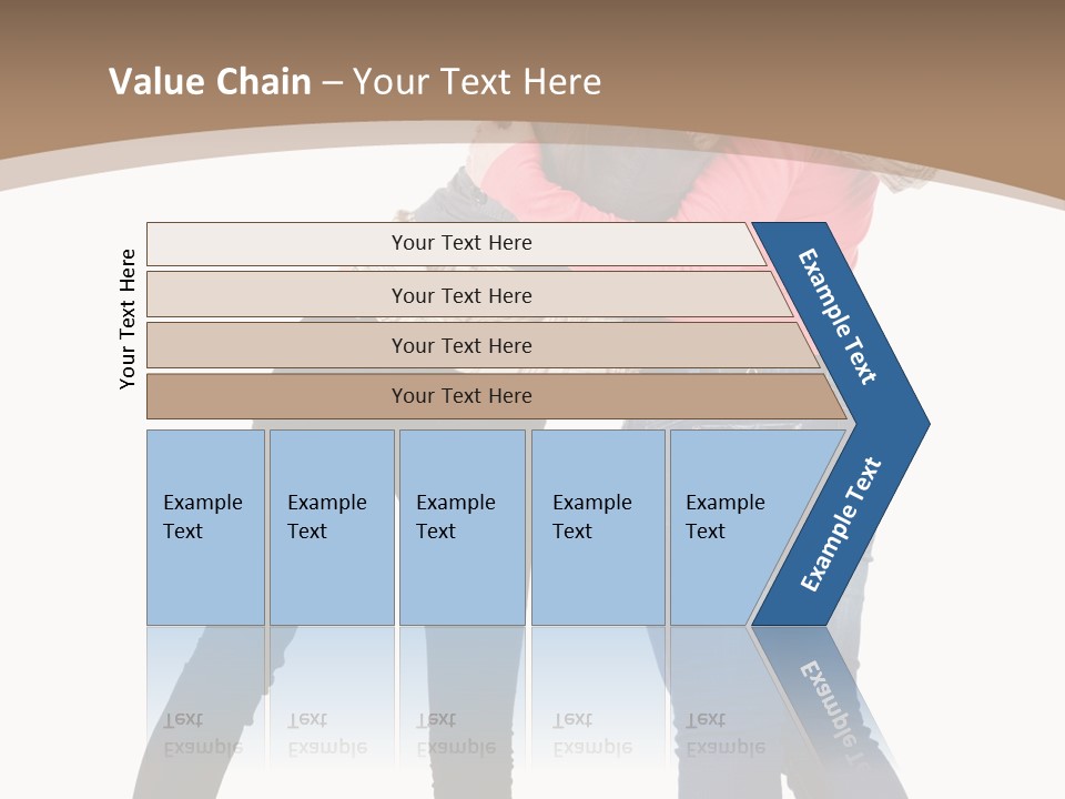 Two Women Young PowerPoint Template