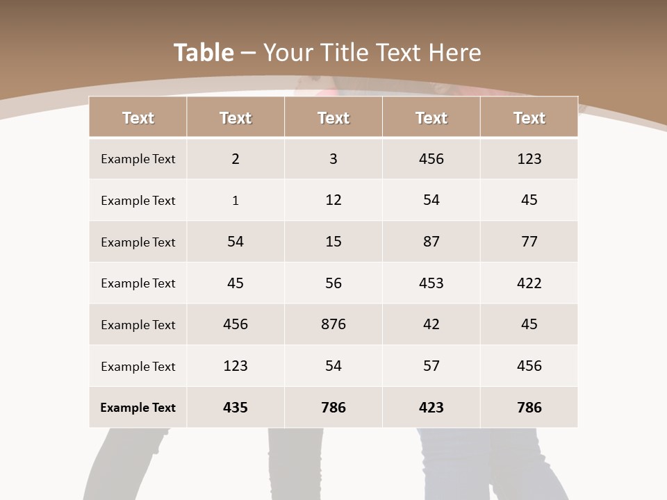 Two Women Young PowerPoint Template
