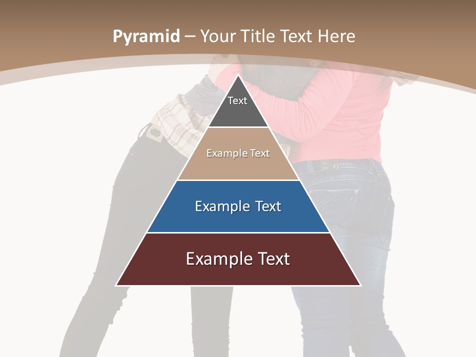 Two Women Young PowerPoint Template