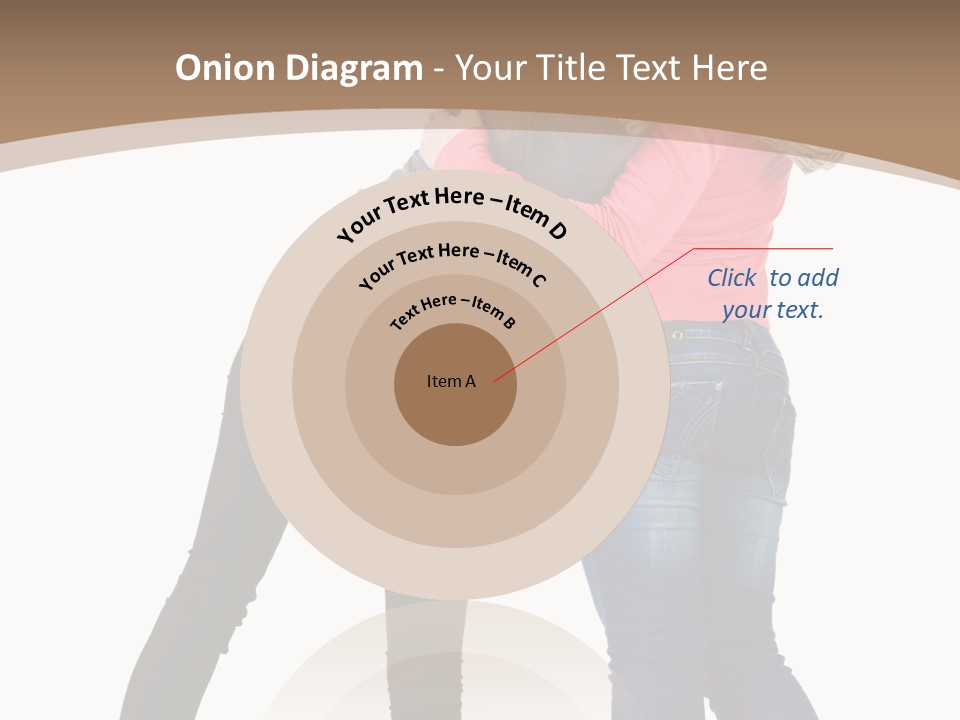 Two Women Young PowerPoint Template