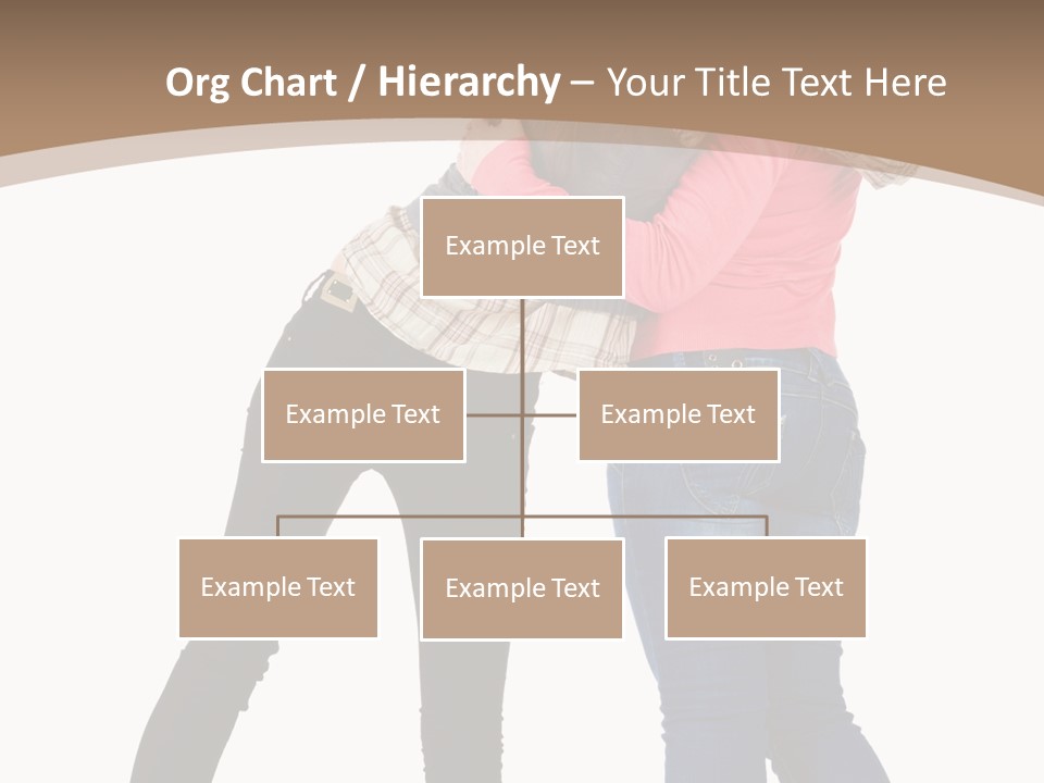 Two Women Young PowerPoint Template