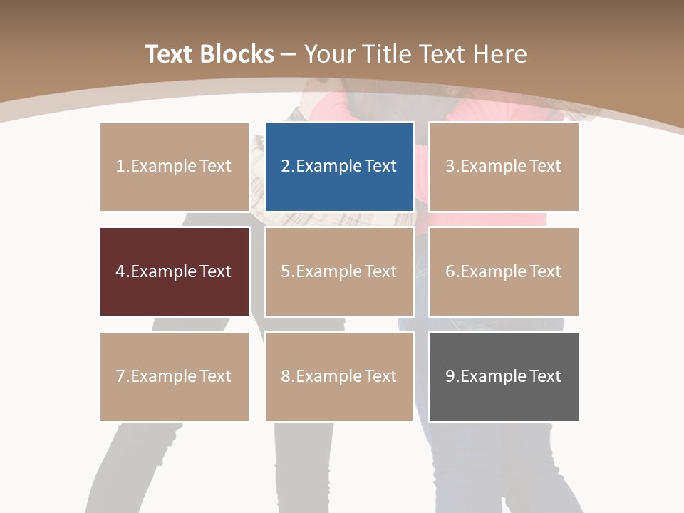 Two Women Young PowerPoint Template