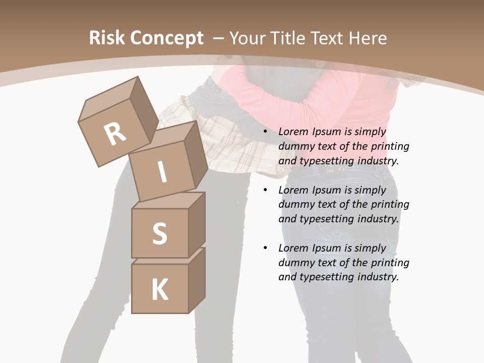 Two Women Young PowerPoint Template