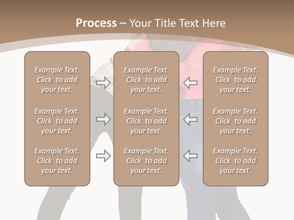 Two Women Young PowerPoint Template