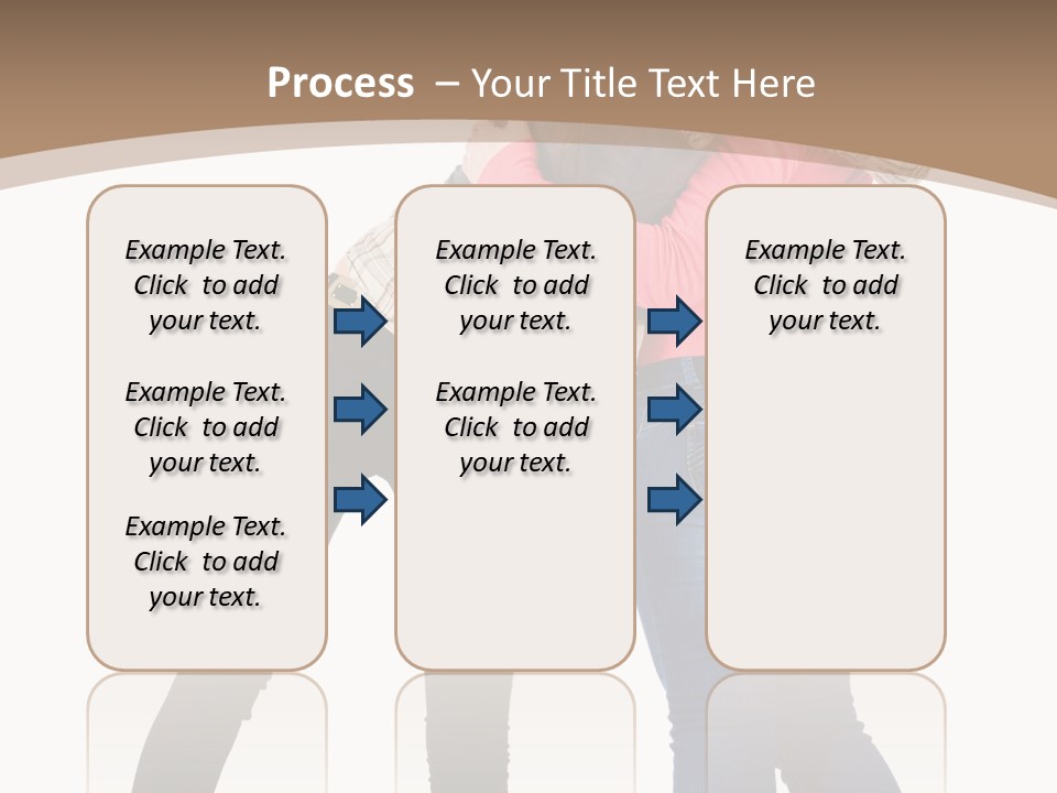 Two Women Young PowerPoint Template