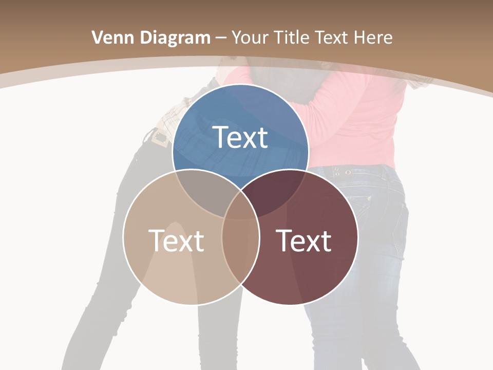 Two Women Young PowerPoint Template