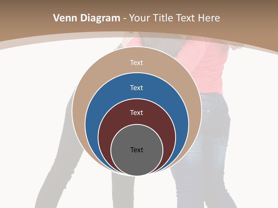 Two Women Young PowerPoint Template