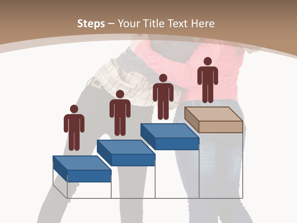 Two Women Young PowerPoint Template