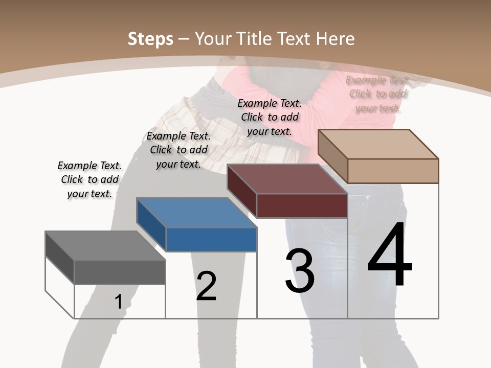 Two Women Young PowerPoint Template