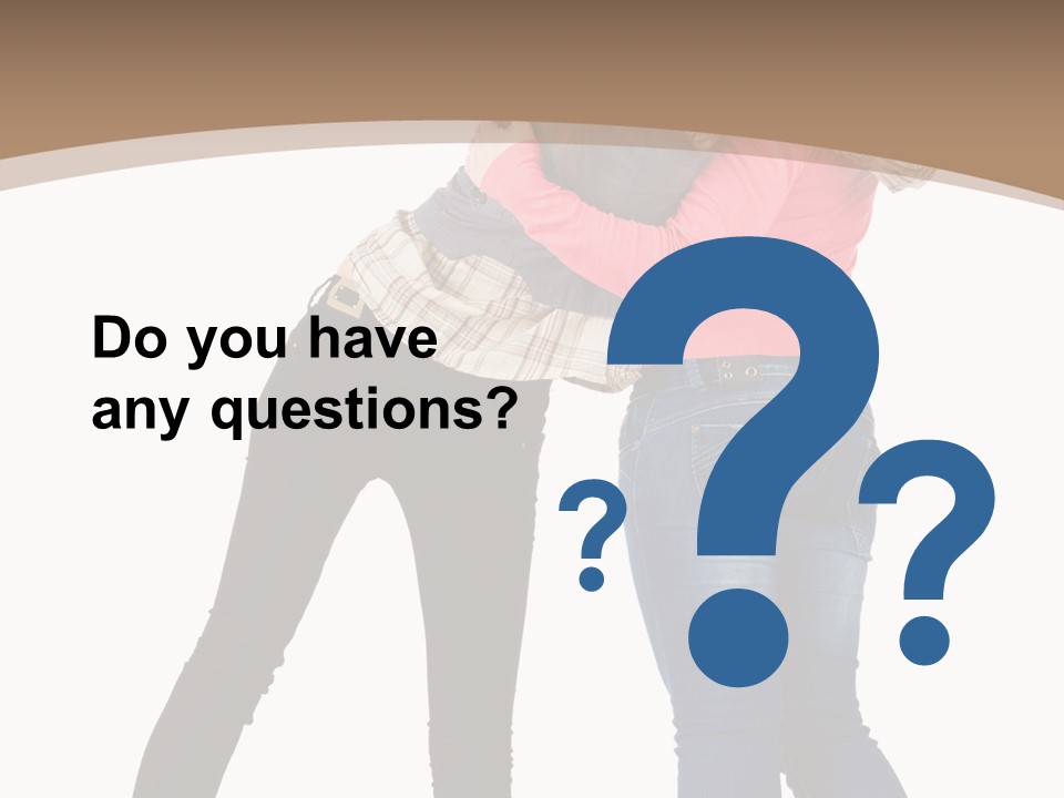 Two Women Young PowerPoint Template