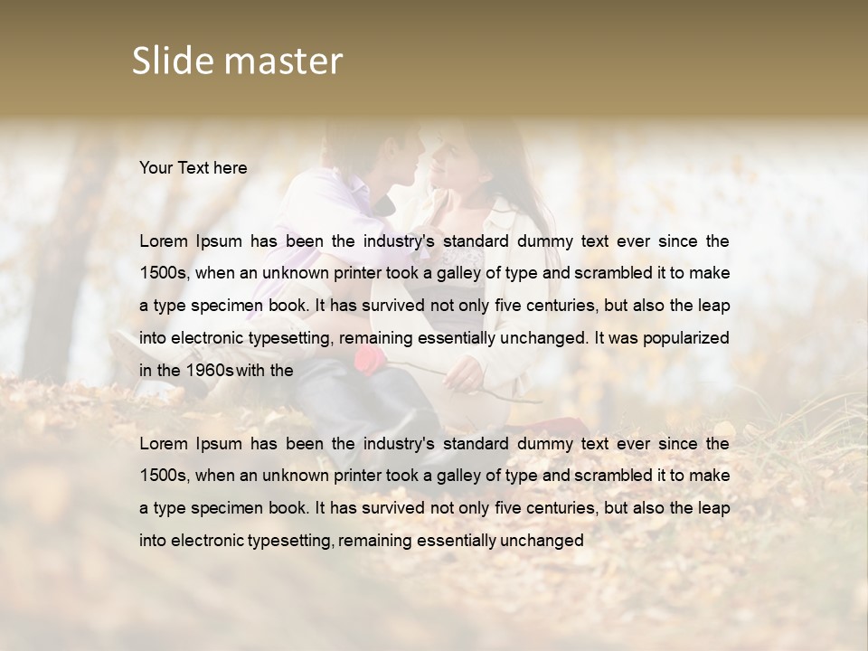 Lilac Violet Close Up PowerPoint Template