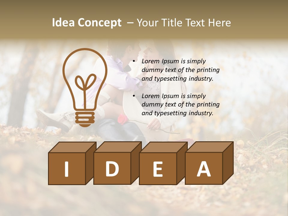 Lilac Violet Close Up PowerPoint Template