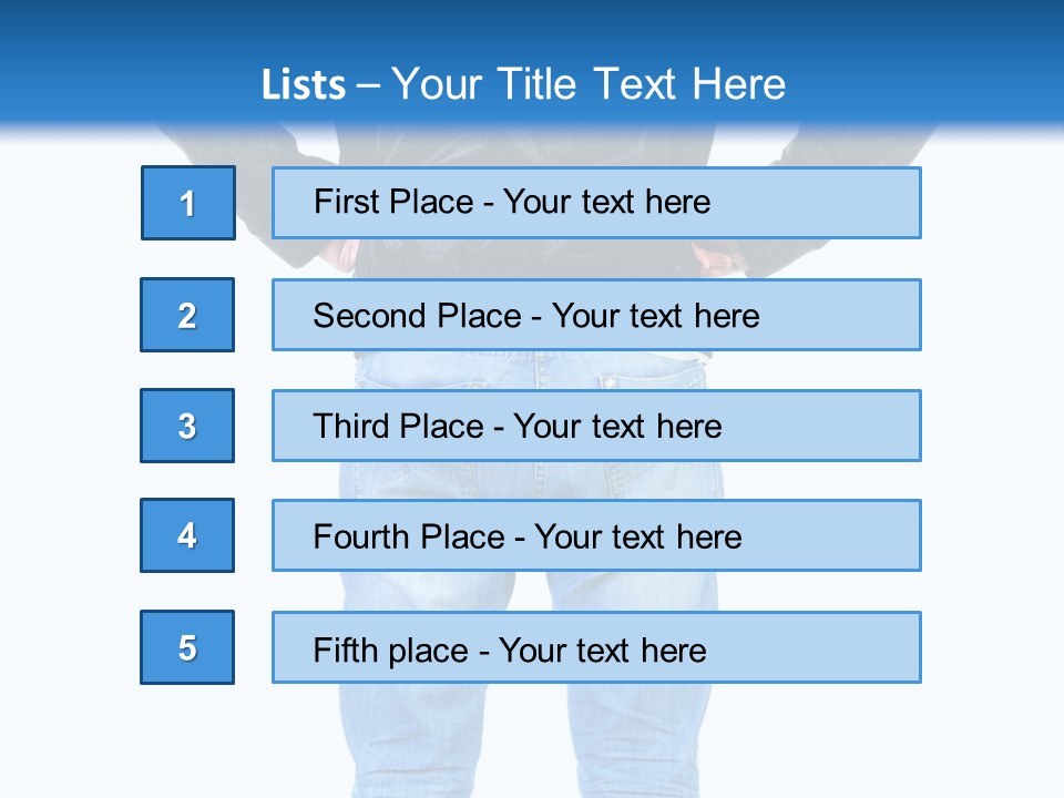 Back Brunette People PowerPoint Template