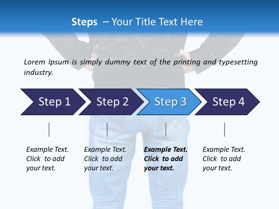 Back Brunette People PowerPoint Template
