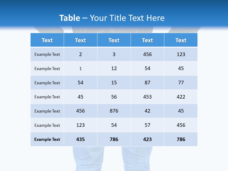 Back Brunette People PowerPoint Template