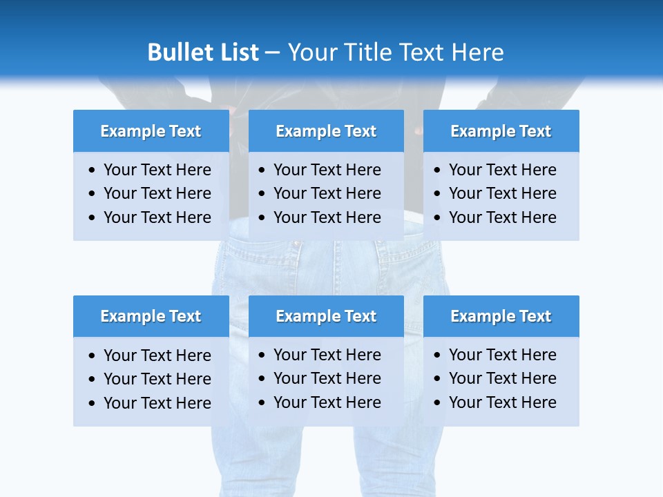 Back Brunette People PowerPoint Template