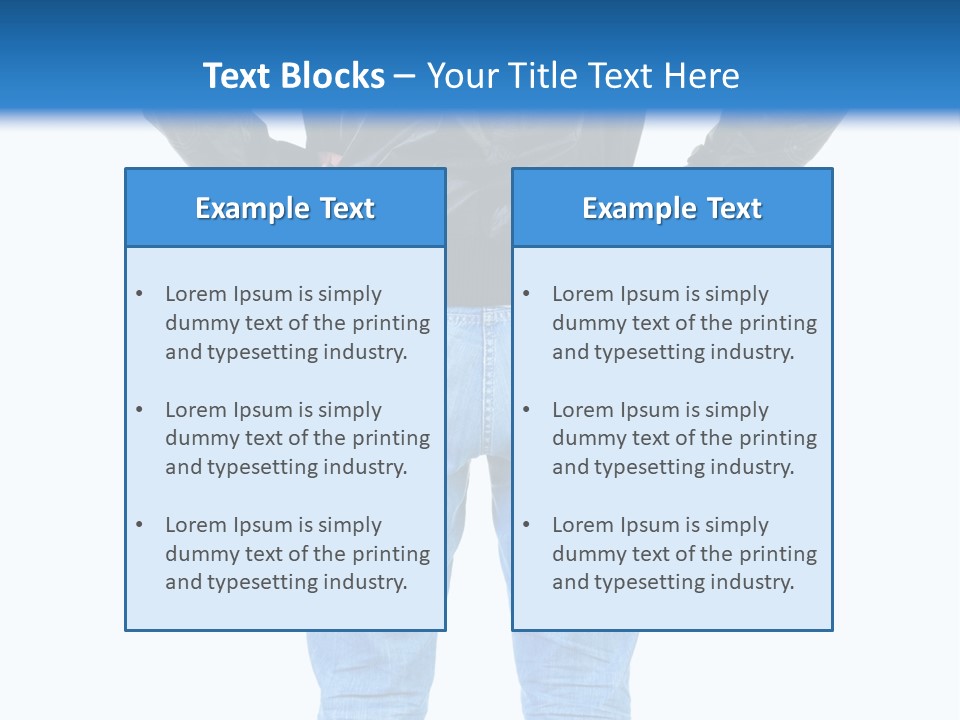 Back Brunette People PowerPoint Template