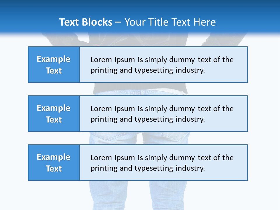Back Brunette People PowerPoint Template