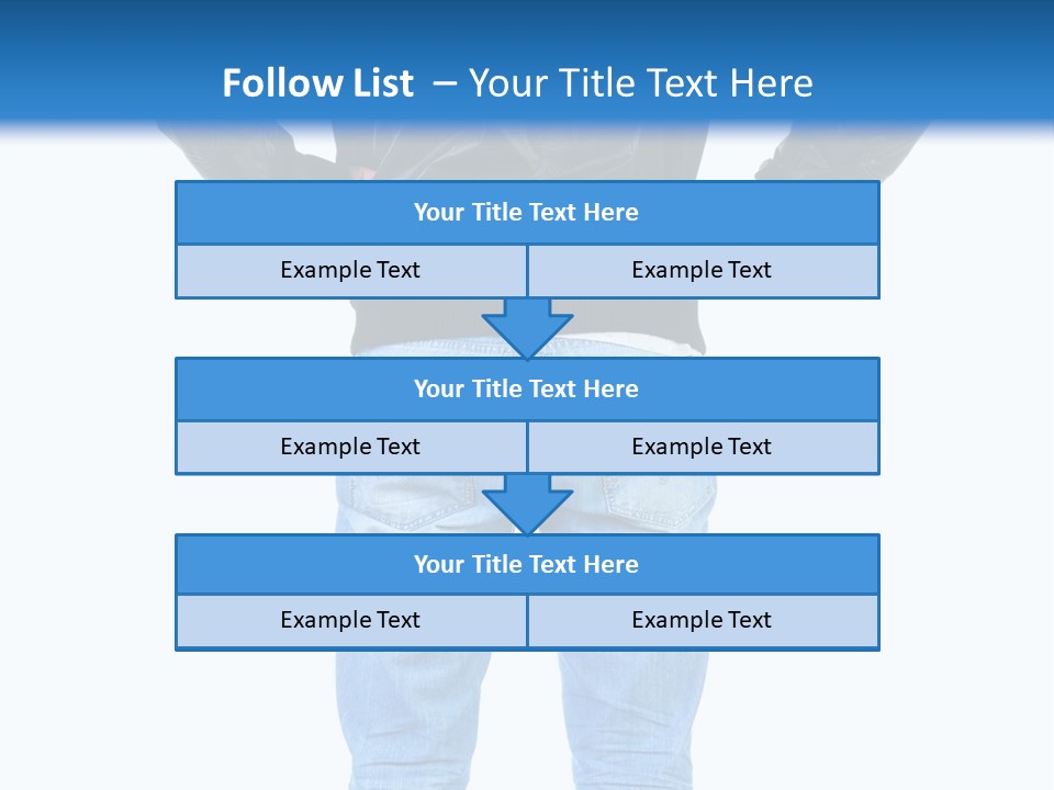Back Brunette People PowerPoint Template