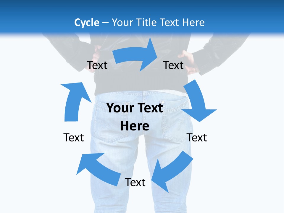 Back Brunette People PowerPoint Template