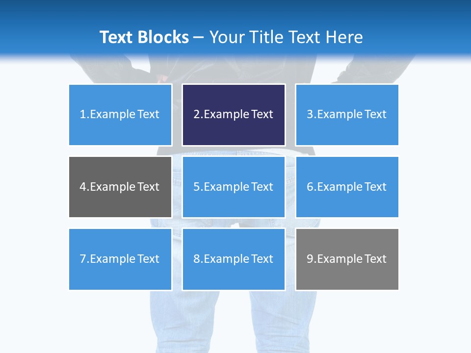 Back Brunette People PowerPoint Template