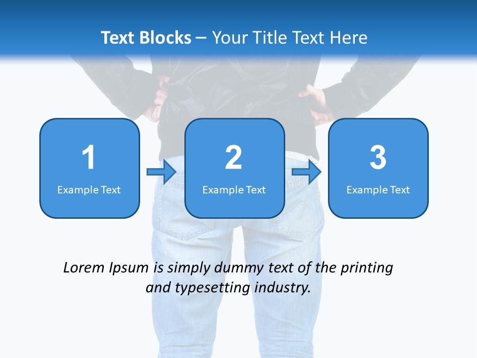 Back Brunette People PowerPoint Template