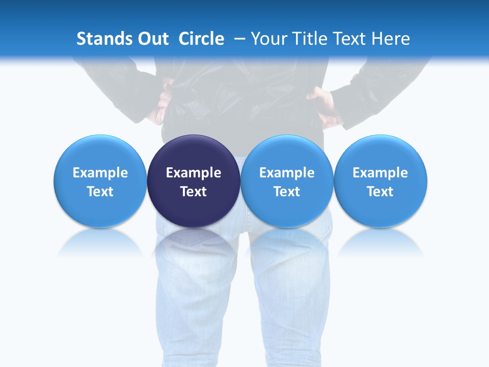 Back Brunette People PowerPoint Template