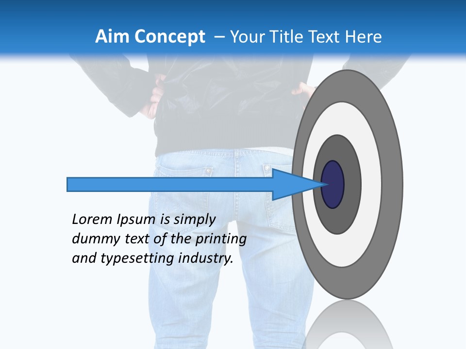 Back Brunette People PowerPoint Template