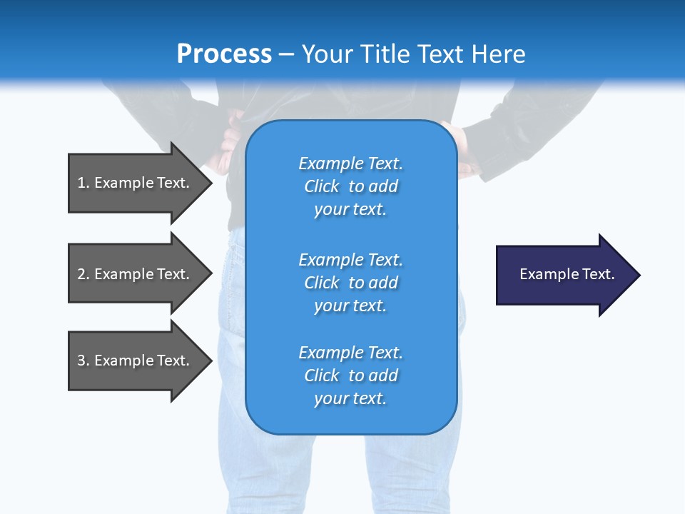 Back Brunette People PowerPoint Template