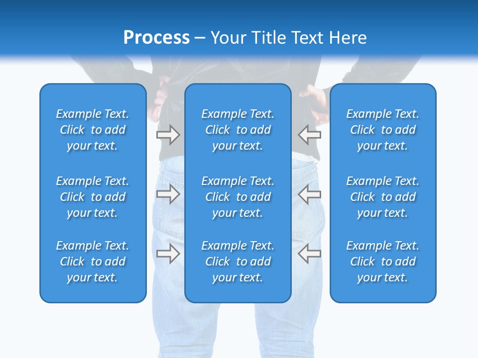 Back Brunette People PowerPoint Template