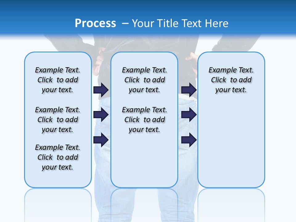 Back Brunette People PowerPoint Template