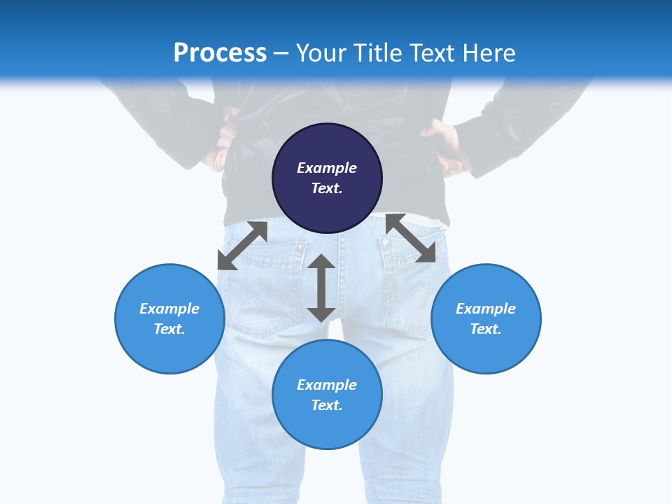 Back Brunette People PowerPoint Template