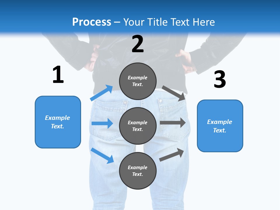 Back Brunette People PowerPoint Template