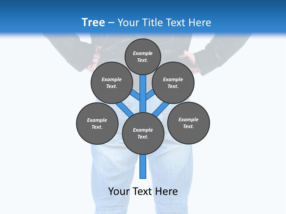 Back Brunette People PowerPoint Template