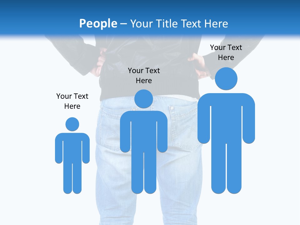 Back Brunette People PowerPoint Template