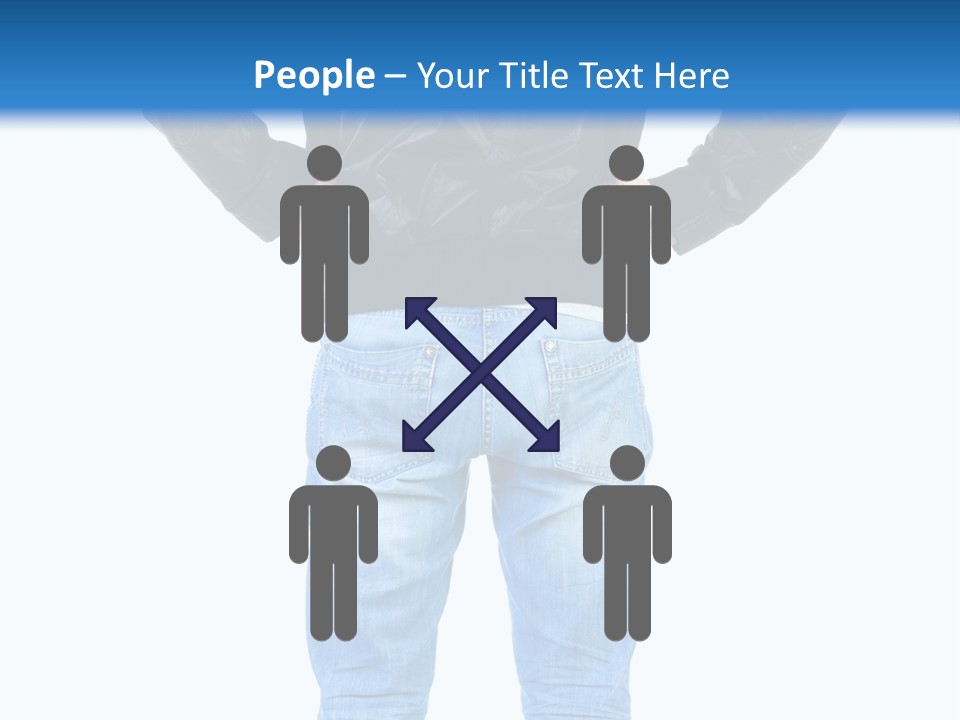 Back Brunette People PowerPoint Template