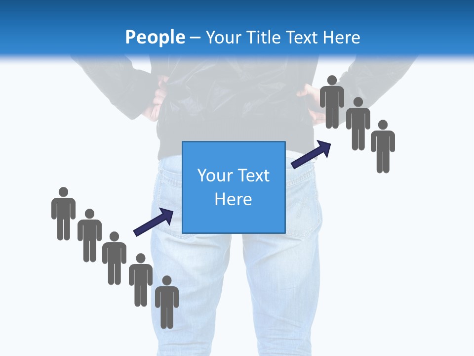 Back Brunette People PowerPoint Template