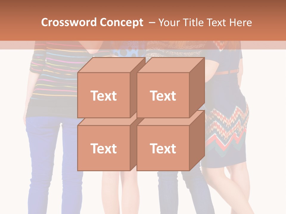 White Back Isolated PowerPoint Template