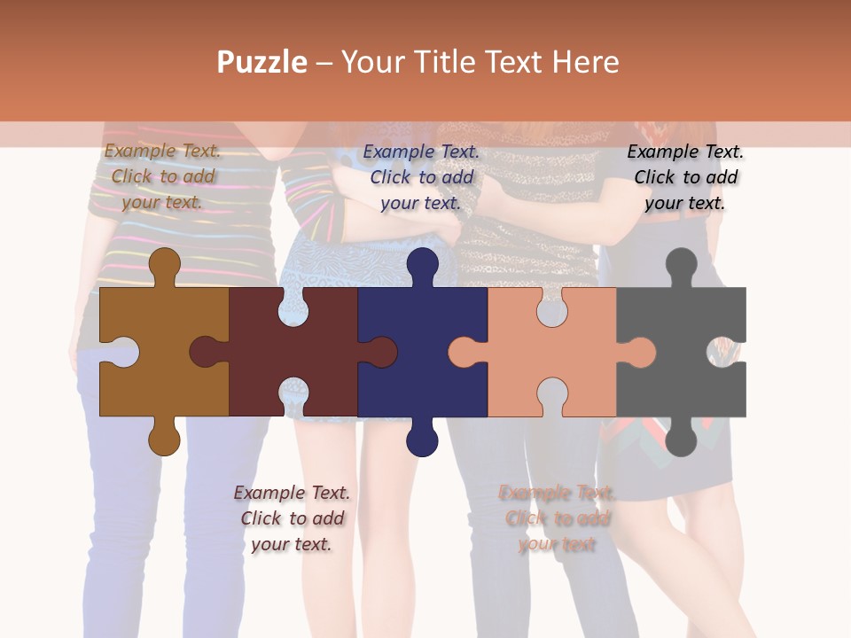 White Back Isolated PowerPoint Template