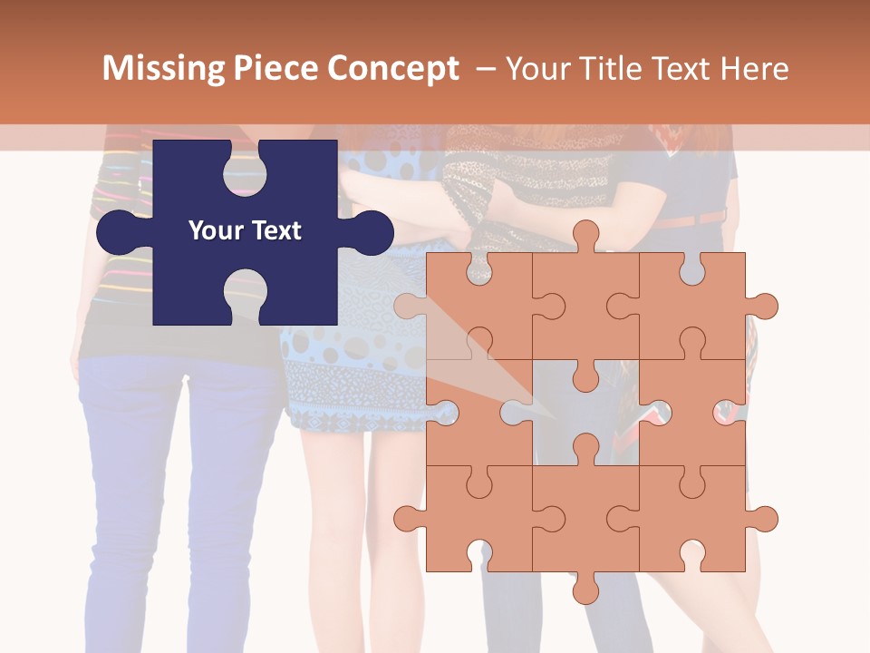 White Back Isolated PowerPoint Template