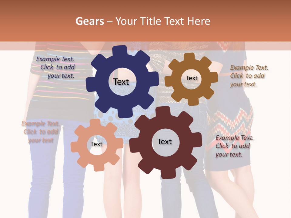 White Back Isolated PowerPoint Template