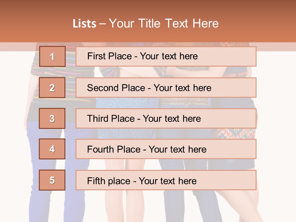 White Back Isolated PowerPoint Template