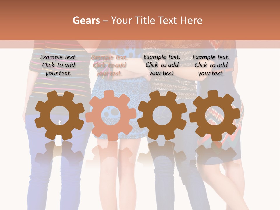 White Back Isolated PowerPoint Template