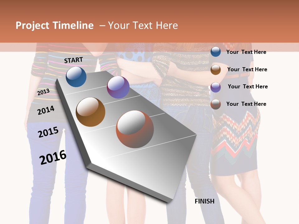 White Back Isolated PowerPoint Template