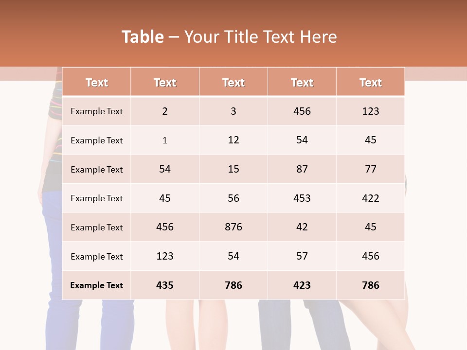 White Back Isolated PowerPoint Template