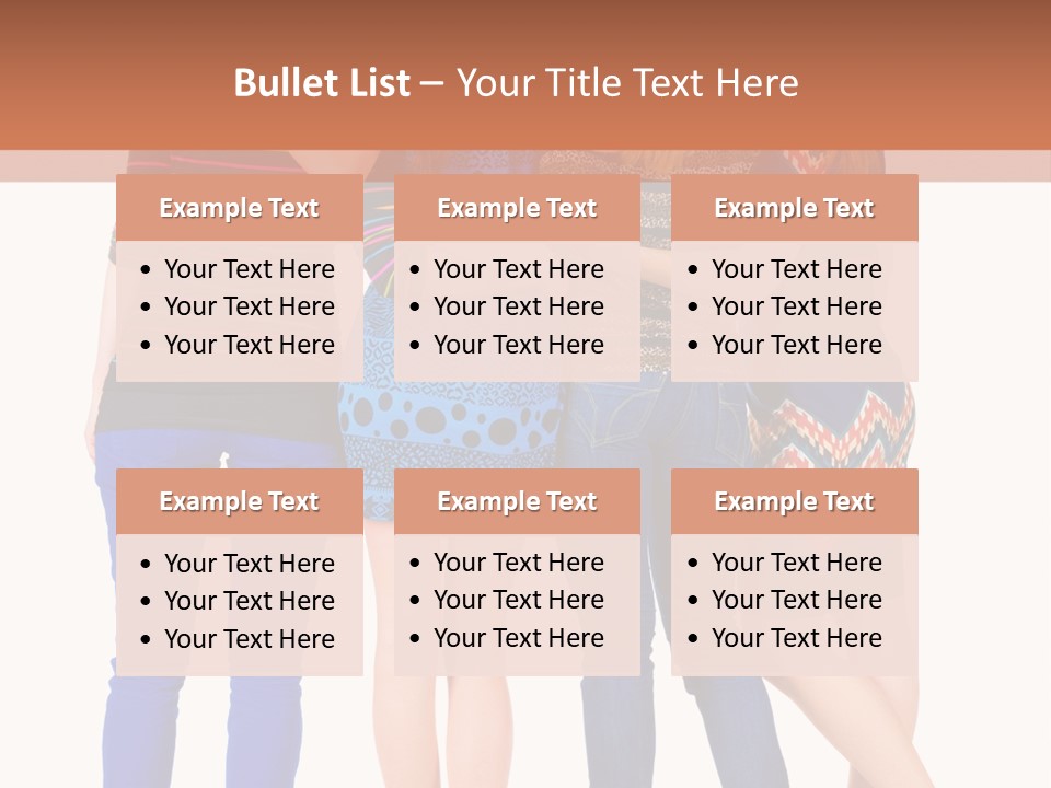 White Back Isolated PowerPoint Template