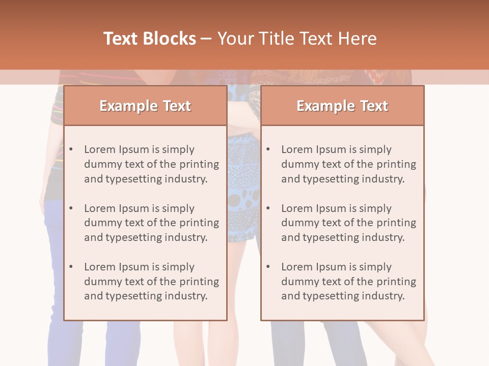 White Back Isolated PowerPoint Template