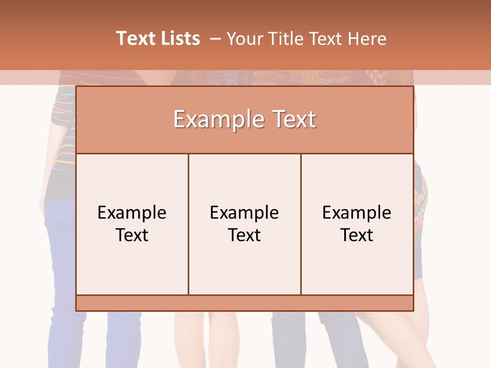 White Back Isolated PowerPoint Template