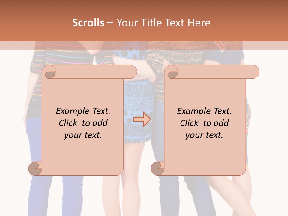White Back Isolated PowerPoint Template