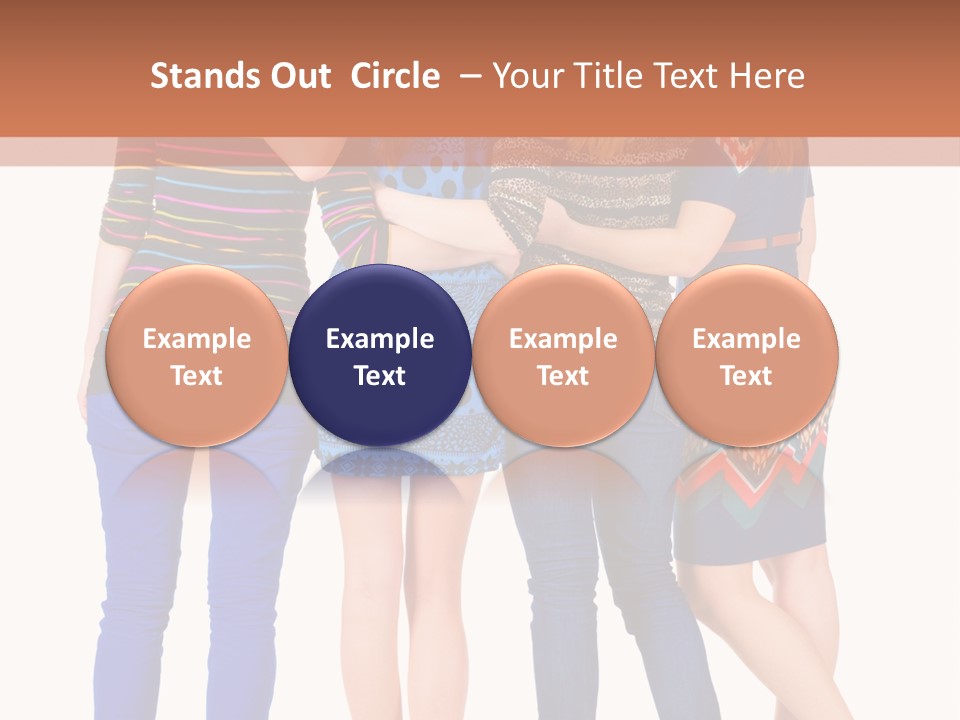 White Back Isolated PowerPoint Template